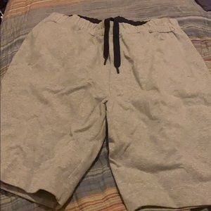 Grey cloth shorts